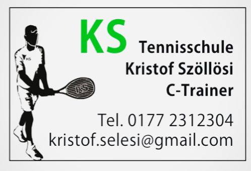 Visitenkarte Tennisschule Kristof Szöllösi