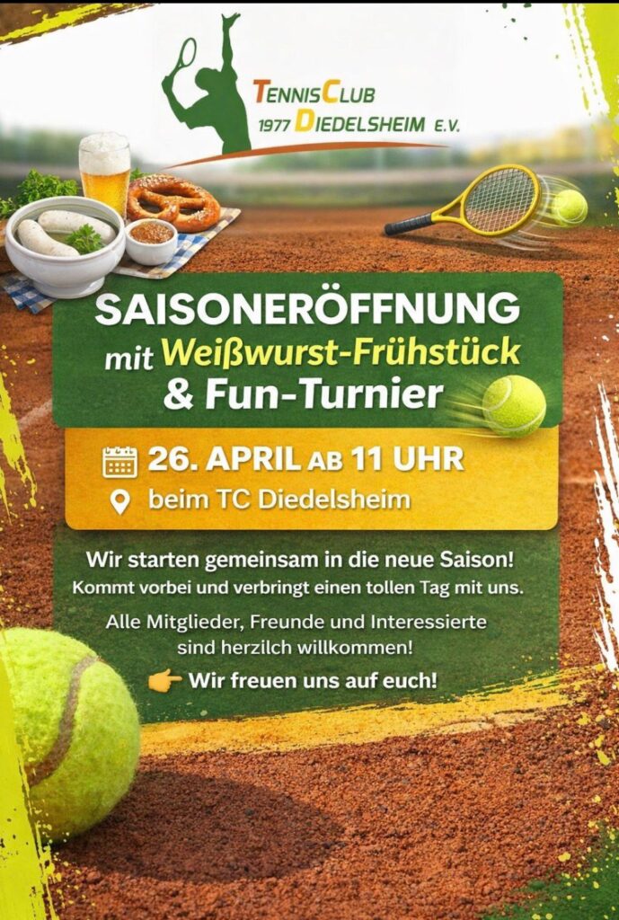 Titelblatt Saisoneröffnung mit Weißwurstfrühstück und Fun-Turnier